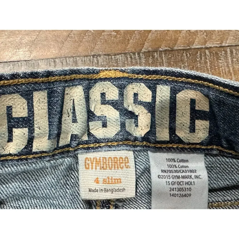 Gymboree Classic Slim Jean 70530 Boys or Girls 5 Pocket Straight Leg - Size 4